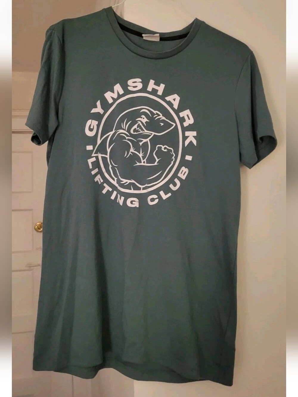 Gymshark Men's Green Lifting Club Graphic Short Sleeve T-Shirt Size Medium